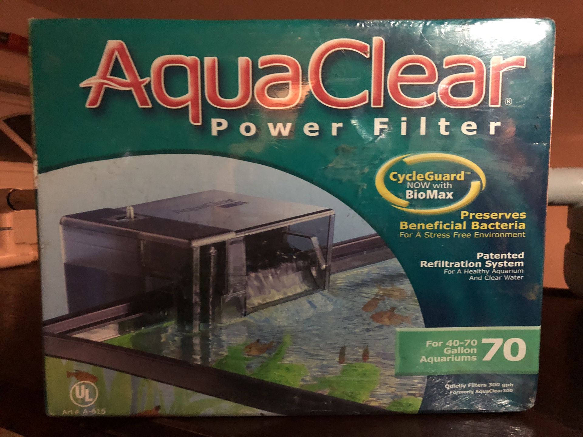 AquaClear power filter for 70 gallon Aquarium