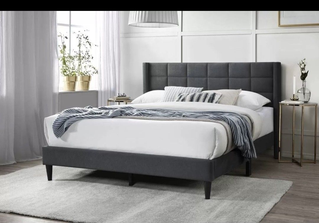 Queen Bed Frame With Mattress