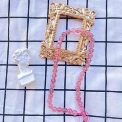 Natural Strawberry Quartz Beads 8mm