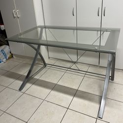 Glass Top Desk