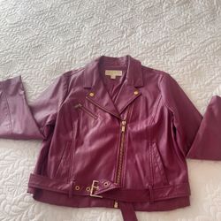 Michael Kors  leather jacket
