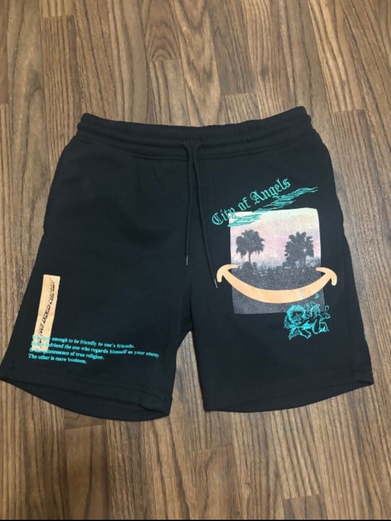 Brooklyn Cloth Fleece Shorts * City Of Angels * Woman Size Small.