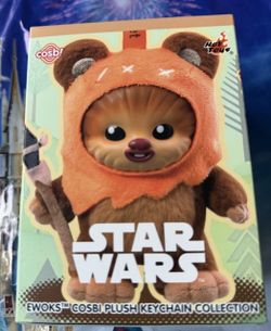 New Star Wars Disney Cosbi Ewok Series 1 Plush Keychain Blind Box