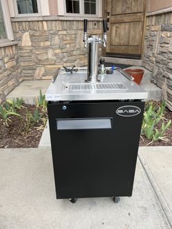 New Dual Tap commercial Kegerator 