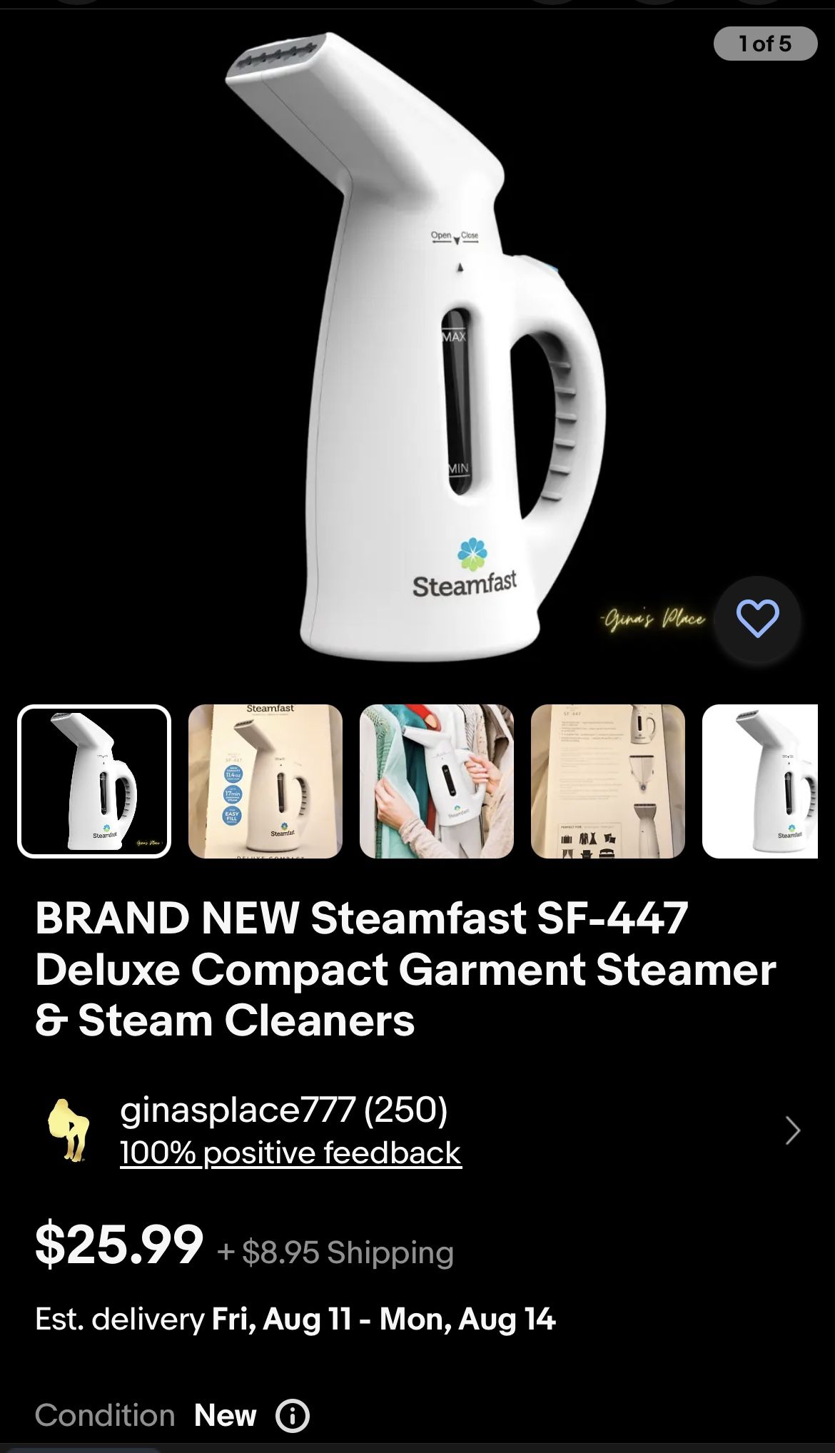 Steamfast Sf447 Compact Garment Steamer edu.svet.gob.gt