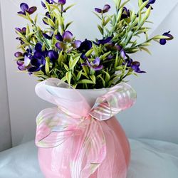 Glass Pink Vase