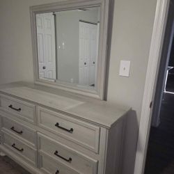 Dresser and mirror 