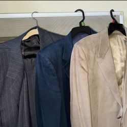 Two plush nice jackets le baron California clothes
