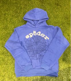 Sp5der hoodie Dark blue - Medium