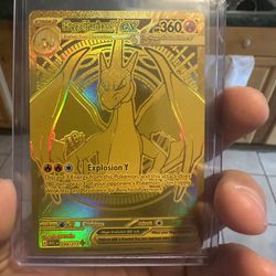 Mega Charizard Gold 