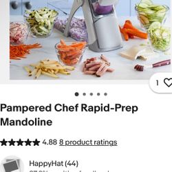 Pampered Chef Rapid Prep Mandoline 