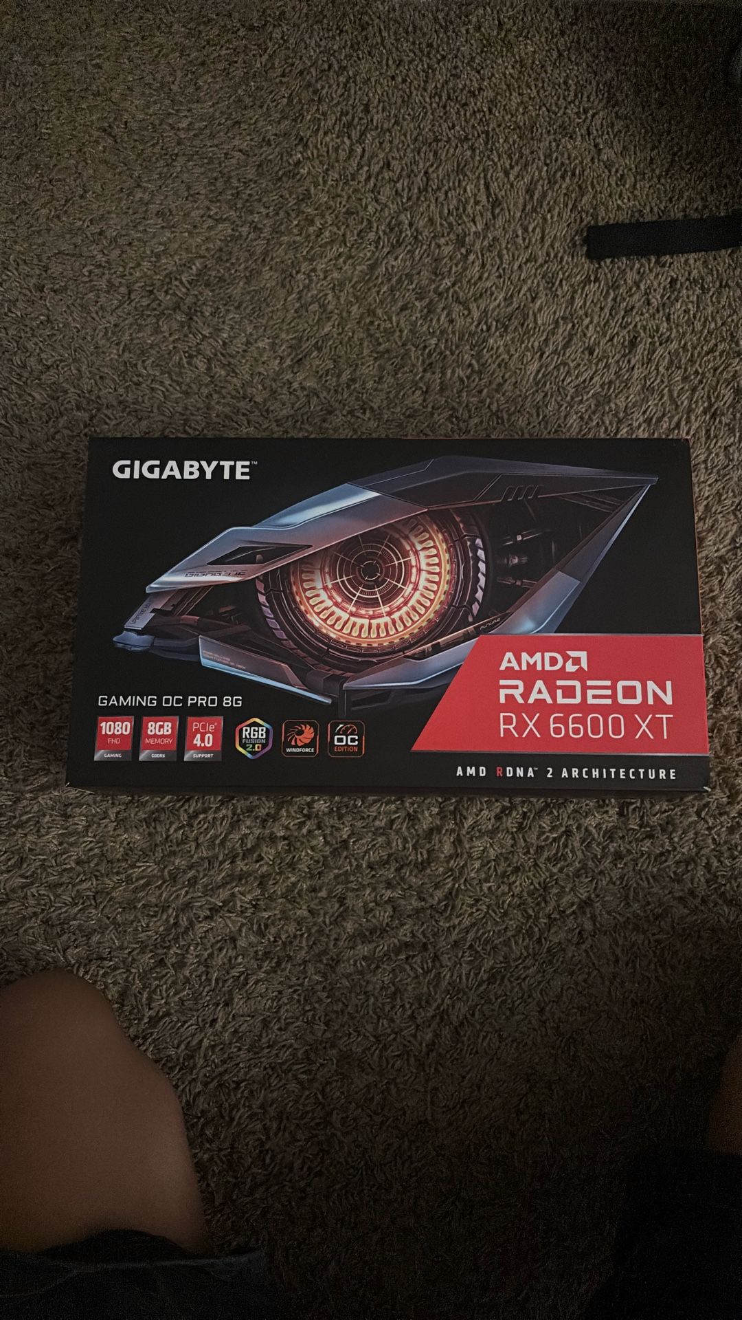 Gigabyte Radeon 6600xt Gaming OC PRO 8G