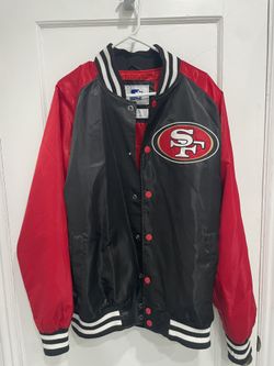 San Francisco 49ers Starter Jacket “satin“  ( XL ) $110