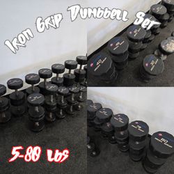 Iron Grip Dumbbell Set