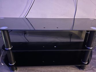 glass table/tv stand