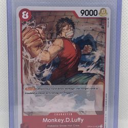 One Piece Card Game Monkey D Luffy Kingdoms of Intrigue OP04-014