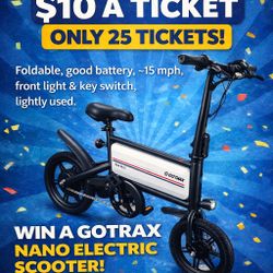 GoTrax Nano - Raffle Entry