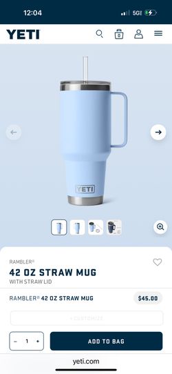 Yeti 42oz Straw Mug