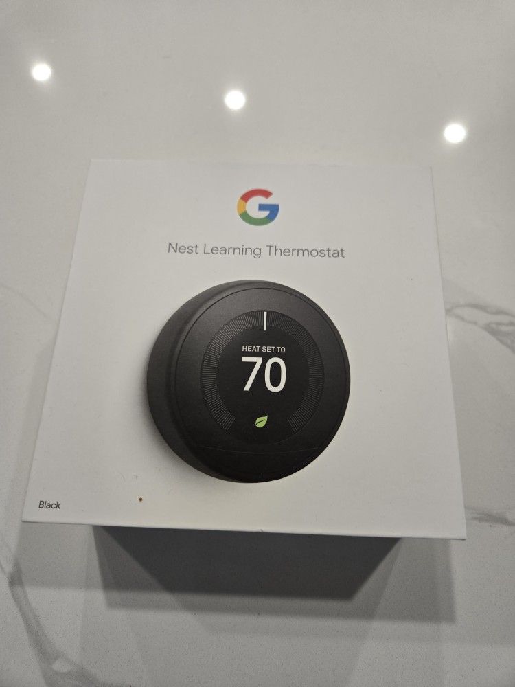 Nest Learning Thermostat Black 2024 Model