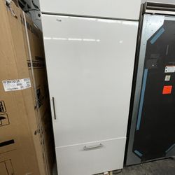 Kitchen Aid 36” Built In Bottom Freezer Panel Ready Used 