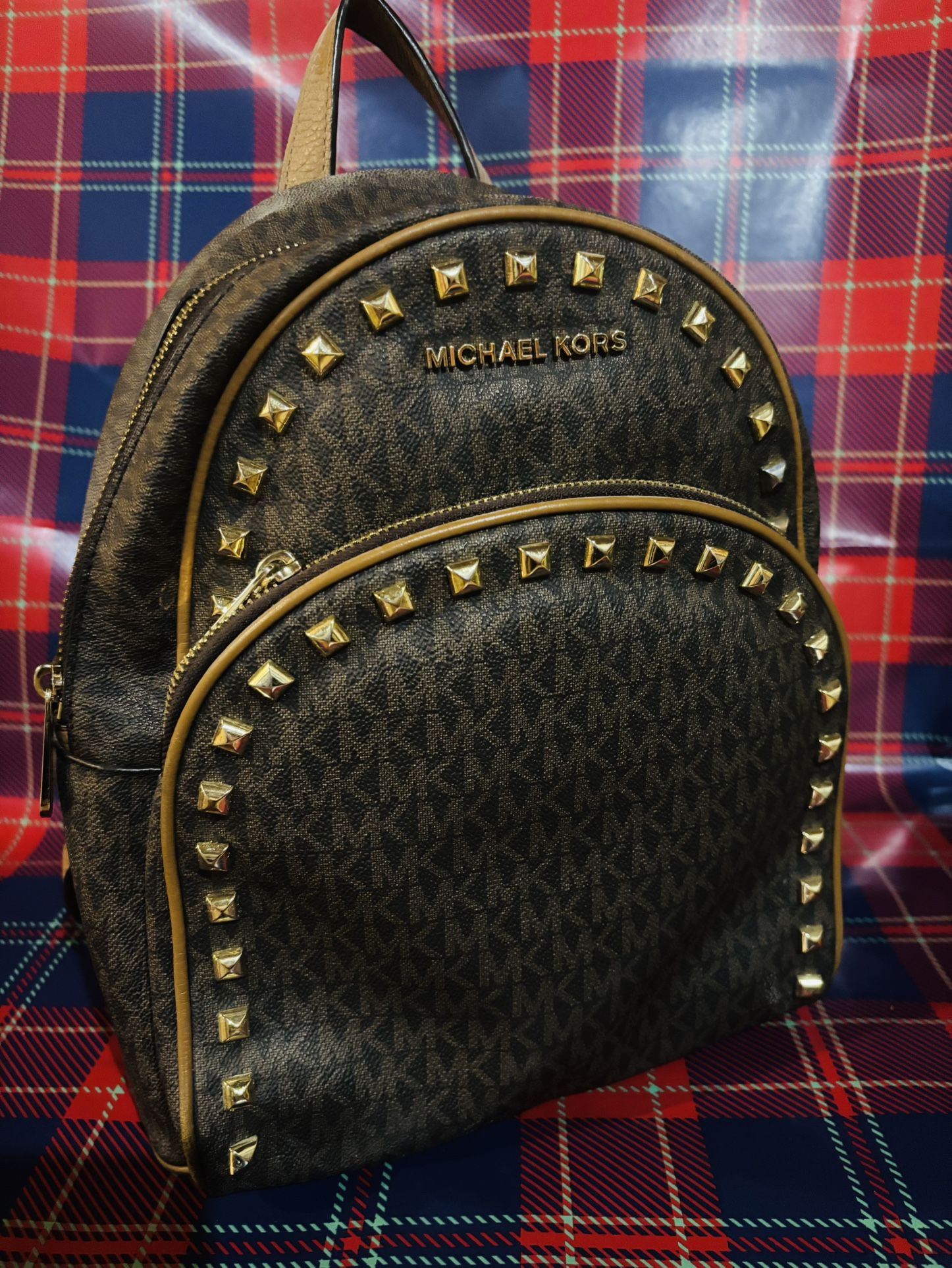 Brown Michael Kors Backpack