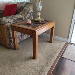 Two End Tables , And Matching Hall Table 