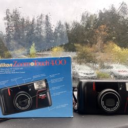 Nikon Zoom Touch 400 Point & Shoot Film Camera