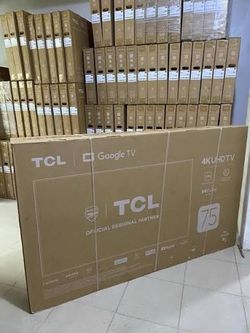 75” tcl 4k smart tv 2025 new !!!