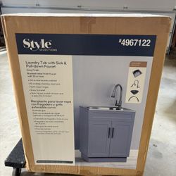 New Laundry Tub Sink Cabinet