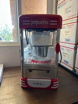 Brand new KitchenAce Popcorn Machine, no box.