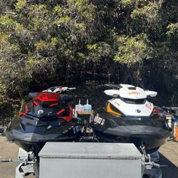 2014 Seadoo RXPX 260 & RXT 260 With Trailer 