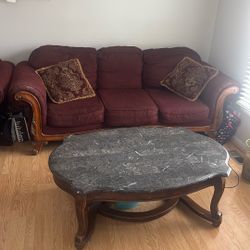 Couches And Coffee Table 