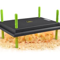 Chick Brooder Heater Plate, 12"x16" Warmer Brooder Plate for Chicks with Adjustable Height & Temperature Display, 30W Temperature Control Brooder Heat