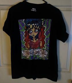 Terror On Candy Lane Beetlejuice "Lydia" Black Tee Size M