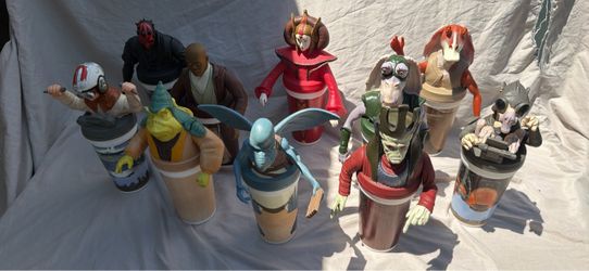 Star Wars Episode I Cup Topper Figure Set