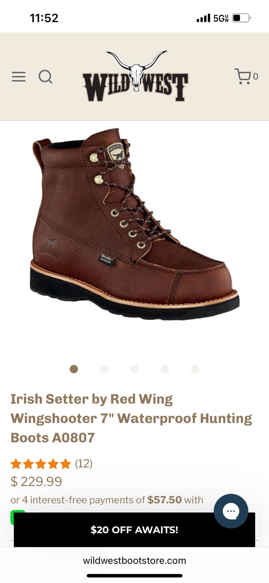 Irish Setter Work Boots