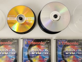 Verbatim, Maxell & Trisonic DVD's Discs