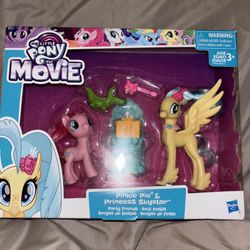 PINKIE PIE  &  PRINCESS SKYSTAR MY LITTLE PONY THE MOVIE FIGURE SET MISP 2017