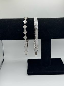 S925 silver moissanite bracelet VVS1 Certified