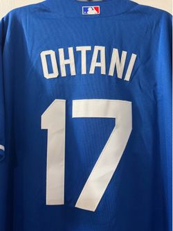 Shohei Ohtani Los Angeles Dodgers Baseball Jersey Blue Size 3XL NWOT
