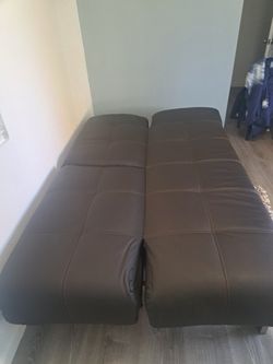 Sofa Cama De Piel