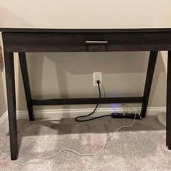 Paolo Wood Writing Desk With Drawer 