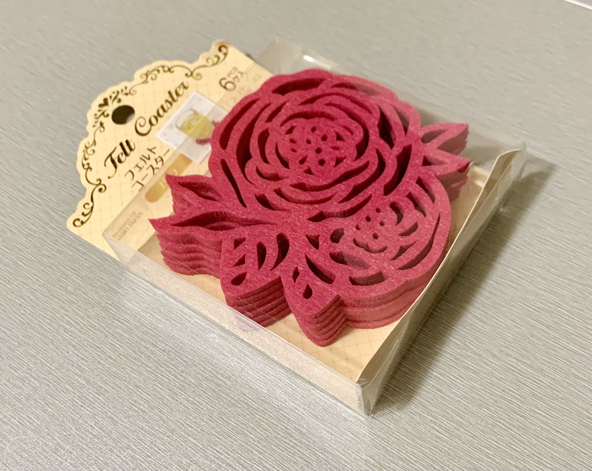 Brand New-6 Rose Coaster :)