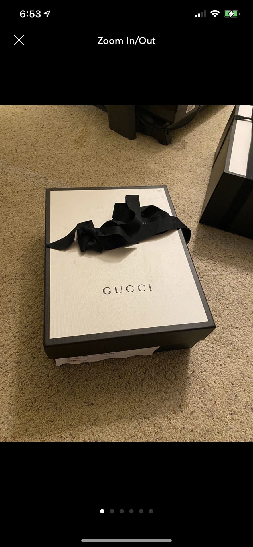 Gucci shoe box