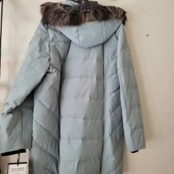 Mint Green Winter Coat 