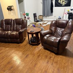 Lazy boy Leather Living Room Set 