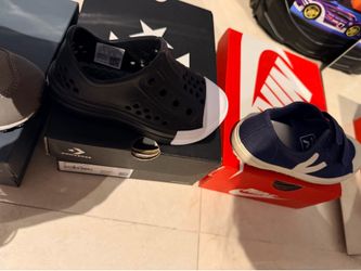 Kids size 9C 4 pairs of shoes.