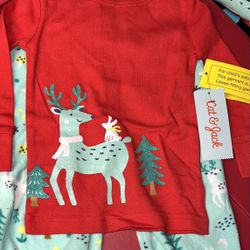 New 2pc Holiday Pajamas. 18m
