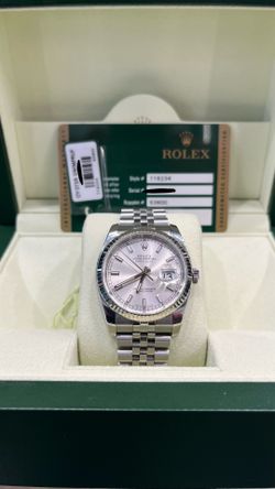 Rolex Datejust 36MM Super Jubilee Silver Stick