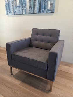 Gray Room Chair - New